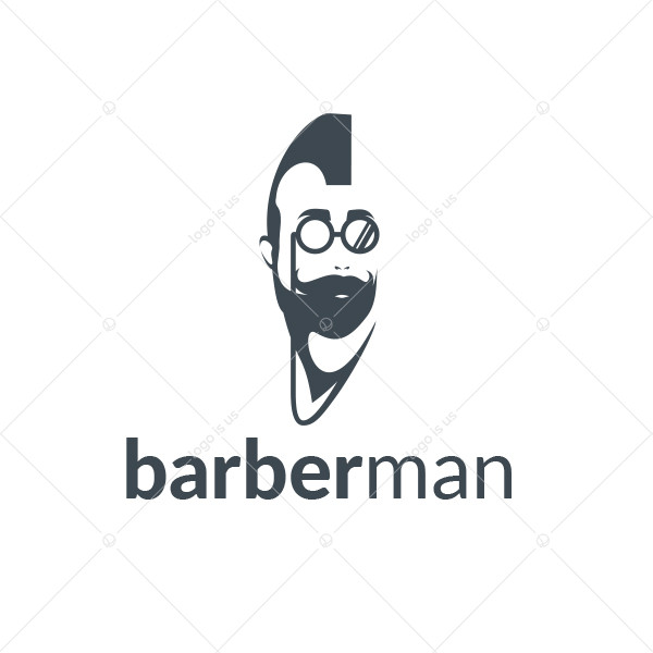 Barber Man Logo