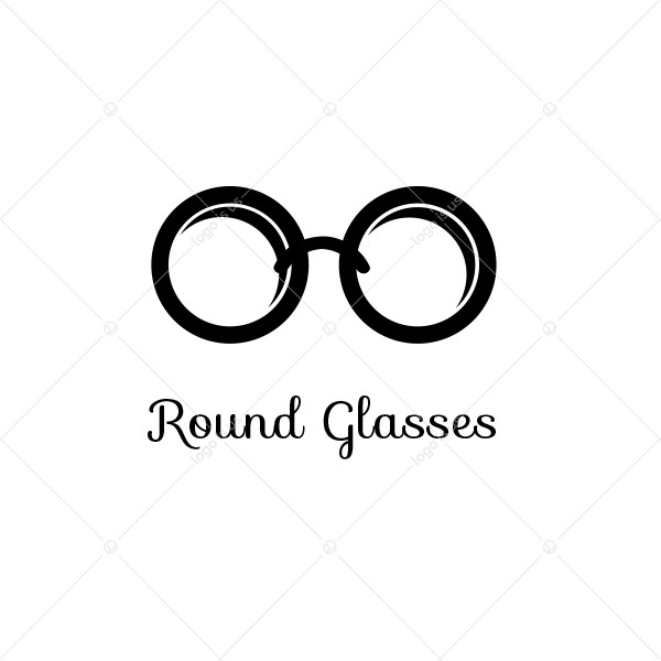 Round Glasses Logo