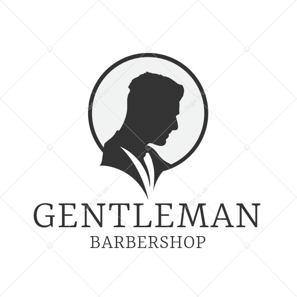 Gentleman Barbershop Logo