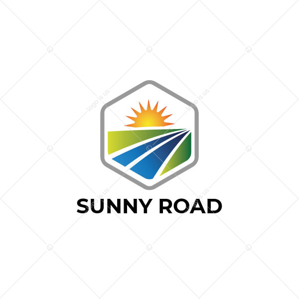 Sunny Road Landscape Logo